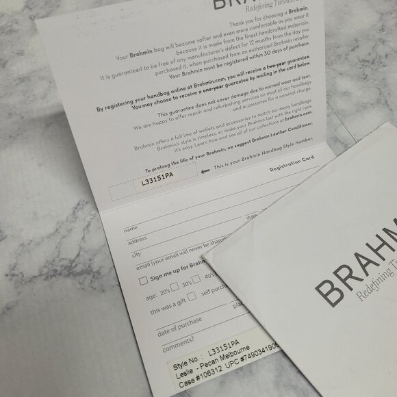 Brahmin Leslie Satchel / Crossbody - Picture 9 of 9